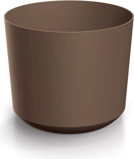 Pot de fleurs TUBO 39 cm, couleur brique rustique