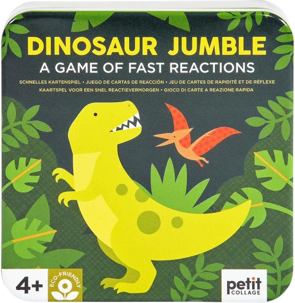 Petit Collage Card Game Dinosaurs