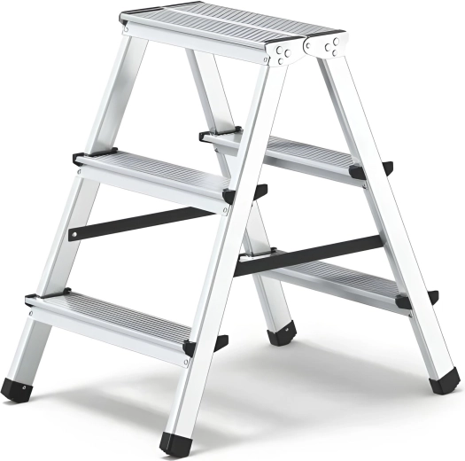 Scaletta domestica in alluminio bifacciale 2x3