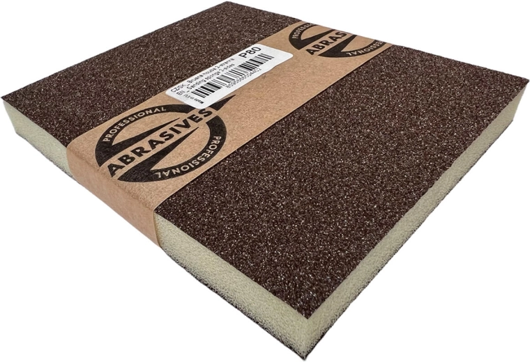 Slibesvamp 4-sidet 100 × 70 × 25 mm, kornstørrelse 220