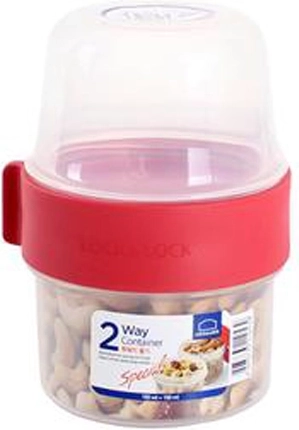 Contenitore per alimenti 2 in 1, 150 + 150 ml Locknlock