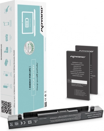 Batteria di ricambio Movano per notebook Asus X550/A450/K550 (A41-X550A) 4400 mAh 63 Wh