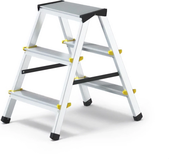 Scaletta a doppia salita in alluminio 2x3 PROFI