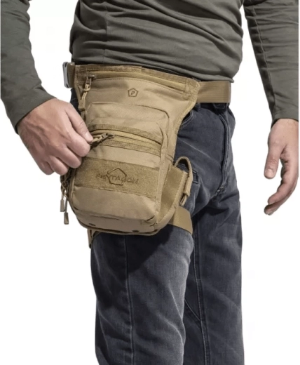 Lårtaske PENTAGON MAX-S 2.0, sort