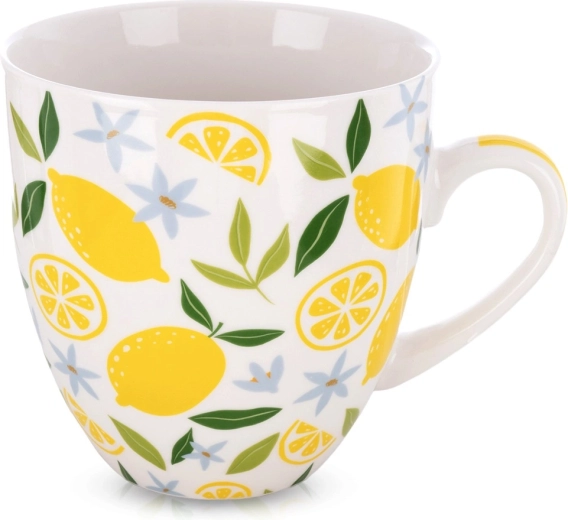 Porcelain Mug with Lemons XXL 1 L