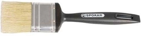 Flat ERGO 1.0″ paint brush with natural bristles