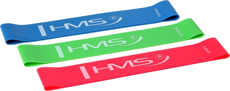 Ensemble de bandes de résistance HMS GU04 Slim – 3 niveaux de charge