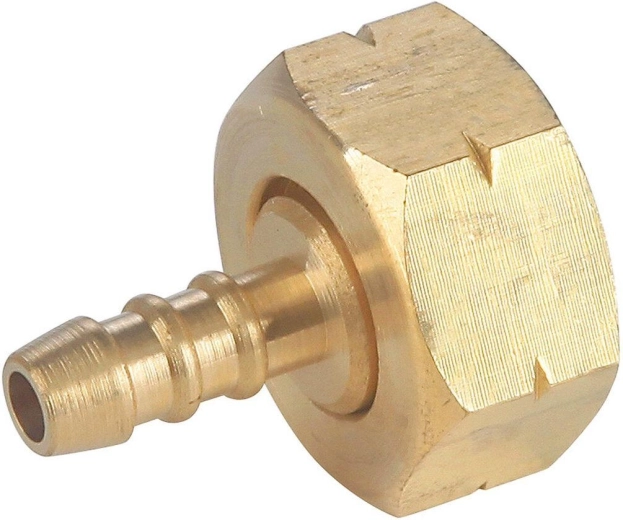 Raccord gaz 8 mm avec écrou W21,8 LH
