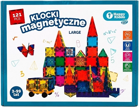 SmilyPlay magnetische bouwset 121 stuks