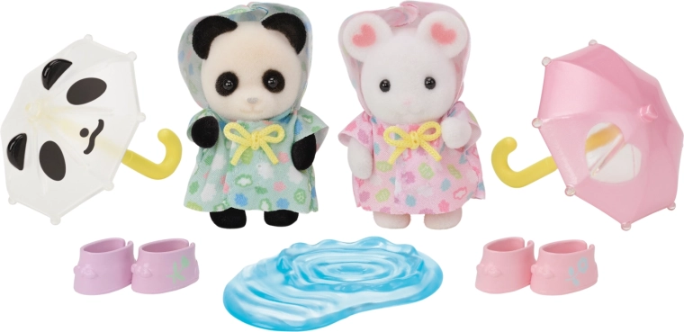 Sylvanian Families šetnja po kiši baby duo