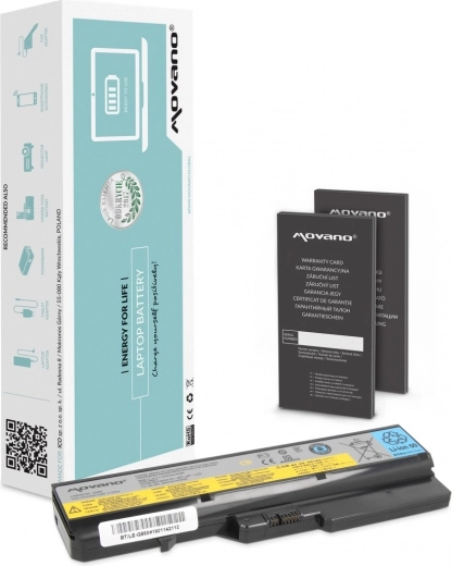 Batteria Movano L09L6Y02 per notebook Lenovo B570/G560/G570/G770 (Li-ion, 4400 mAh, 48 Wh)
