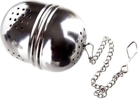 Stainless steel egg-shaped tea infuser 3.7 cm