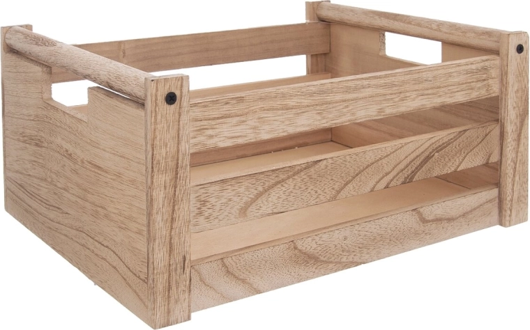 Holz-Aufbewahrungskiste Nature 36 × 26 × 16 cm