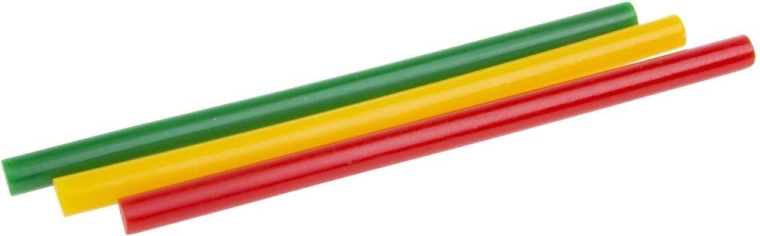 Barevné tavné tyčinky do lepící pistole 11,2 × 200 mm (10 ks)