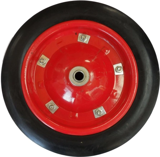 Pełne gumowe koło do taczki ogrodowej 320 mm