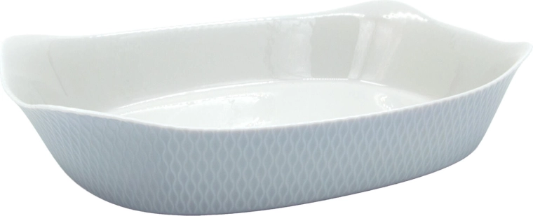 SMART CUISINE Wavy Granite Baking Dish 34 × 25 cm, glass, grey