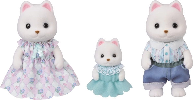 Sylvanian Families – Pomeranian Dog Family, Trio