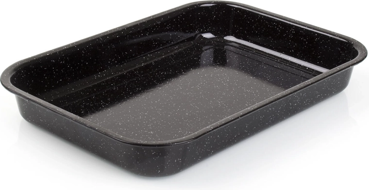 Enamel Baking Dish Culinaria Black 42 × 29 cm