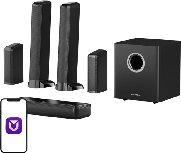 Ultimea Apollo S90 9.1 soundbar s Dolby Atmos a RGB podsvietením