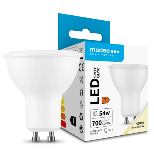 Modee Lampadina LED GU10 7 W, 700 lm, 110°, bianco neutro 4000 K