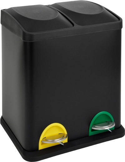 TORO 30 L Black Step-On Recycling Bin