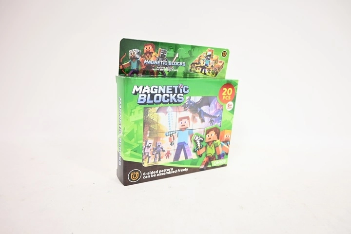 Jeu de construction magnétique – Cubes magnétiques 20 pièces
