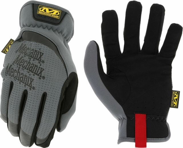 Mechanix FastFit Work Gloves Grey XL, black-grey