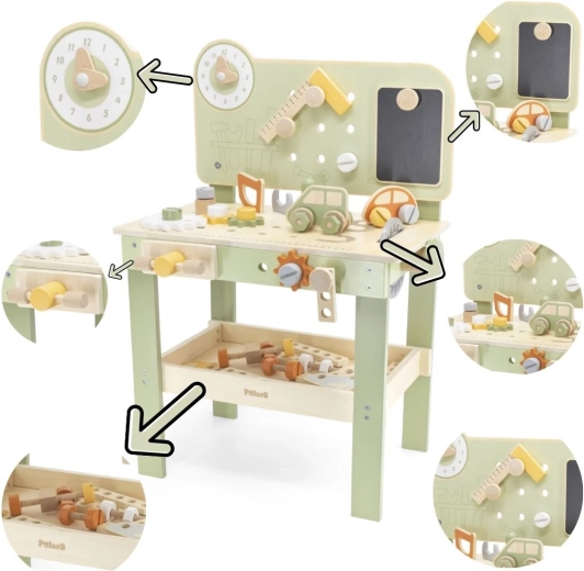 Houten kinderwerkbank POLARB van VIGA