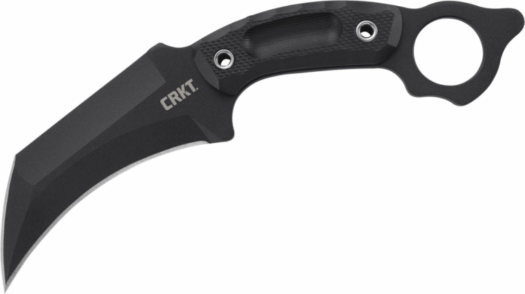 CRKT Du Hoc Black combat karambit knife 12.9 cm with sheath