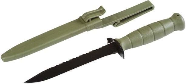 GLOCK FM81 Tactical Knife Battle Field Green with Serrated Edge