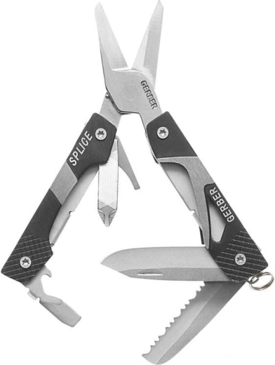 Gerber Splice Pocket Tool – pocket multi-function scissors, 9 functions