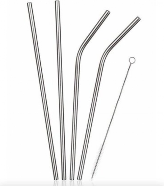 ECO Stainless Steel Straw Set 4+1