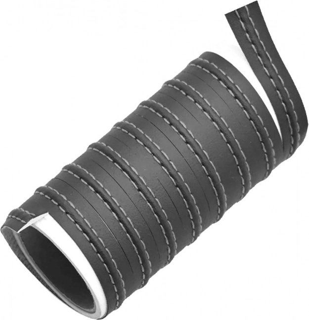 Da105a dekorativni trak 2 m črna/srebrna