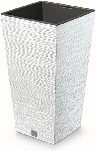 Cache-pot Furu Square 24 cm – blanc