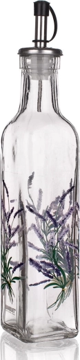 Bouteille en verre pour huile et vinaigre 500 ml LAVENDER avec bec verseur