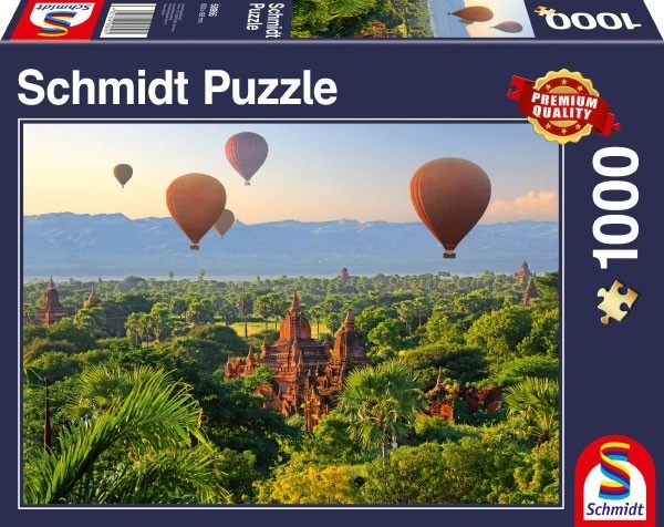 Puzzle montgolfières au-dessus de Mandalay 1000 pièces