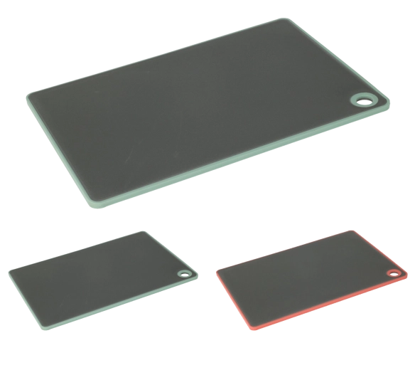 Planche à découper de cuisine avec rebord antidérapant 27 × 20,5 cm