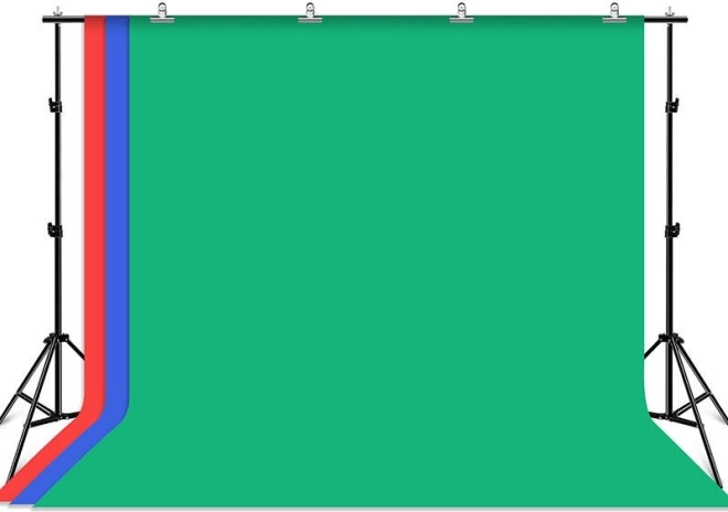 Steun voor fotografie-achtergrond Puluz met 3 gekleurde achtergronden