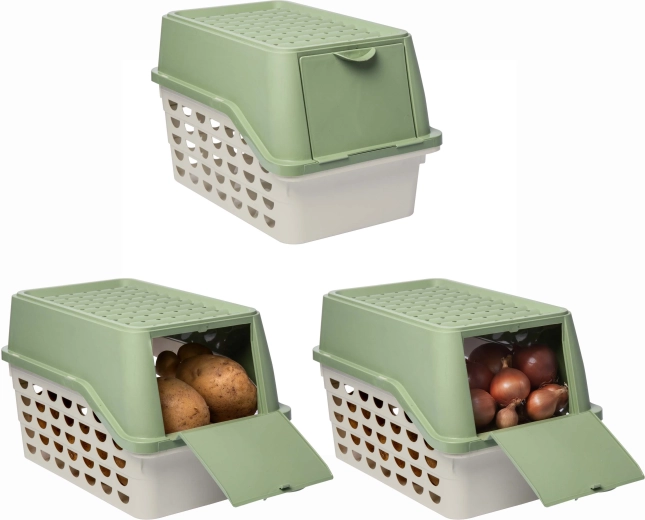 Box in plastica per patate e cipolle TORO 30 × 20 × 20 cm