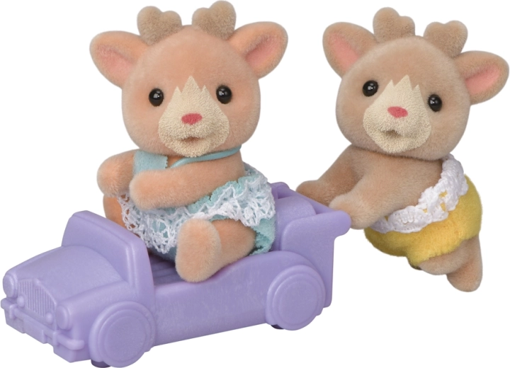 Sylvanian Families gemellini di renne con macchinina