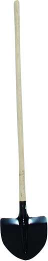 Heart-shaped shovel with wooden handle 130 cm