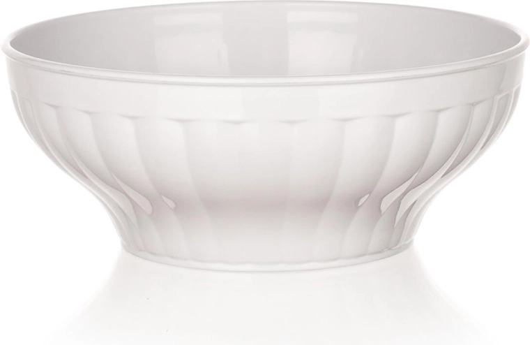 Bol à pétrir en plastique blanc 16 cm