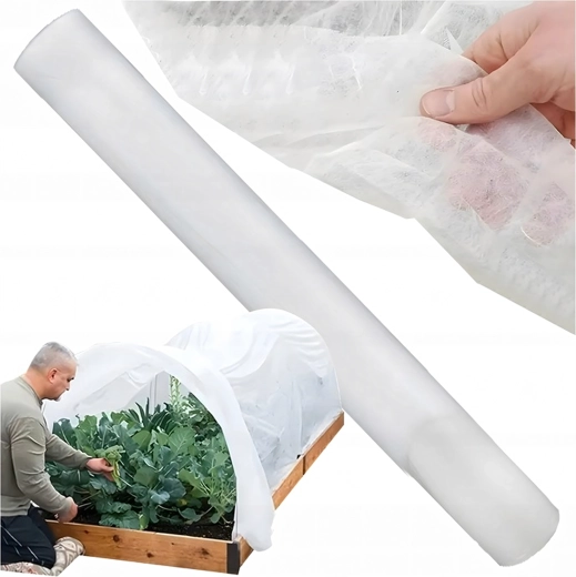 Agrotoile de couverture hivernale 1,6 × 50 m, 70 g/m², voile protecteur blanc