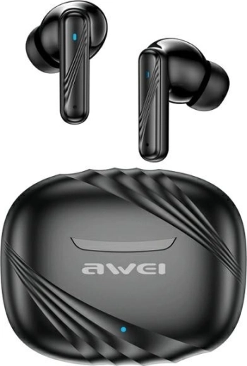 Auricolari wireless AWEI TA6 TWS con ANC, neri