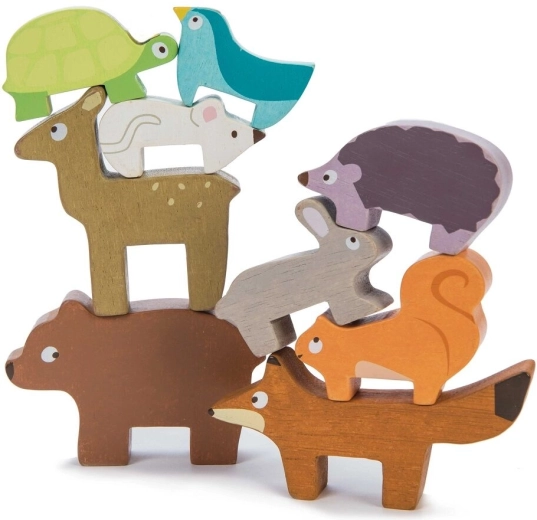 Le Toy Van animaletti di legno del bosco – gioco di impilamento