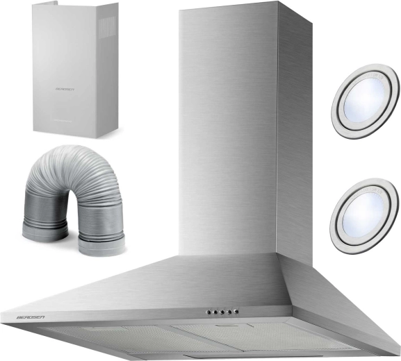 Chimney cooker hood 60 cm BERDSEN BT-213 inox