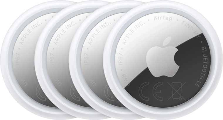 Apple AirTag 2ª generazione – set da 4 pezzi