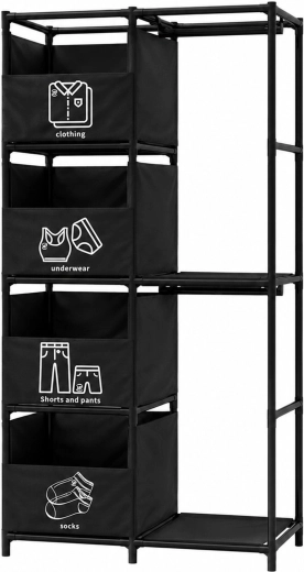 Textile Modular Wardrobe Organizer with Drawers RENEW FORCE