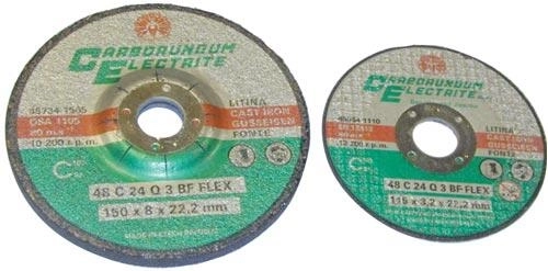 Slibeskive til støbejern og sten 230 × 6 × 22,2 mm