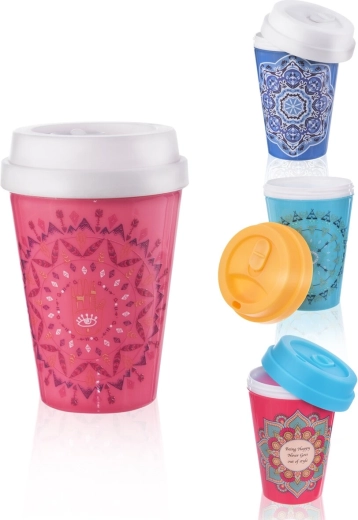 Gobelet isotherme Mandala 0,3 l – assortiment de couleurs